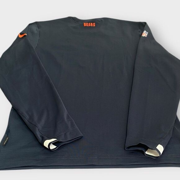 Nike Chicago Bears NFL Football On Firld Dri Fit Long Sleeve Pullover Top size S - Picture 6 of 10